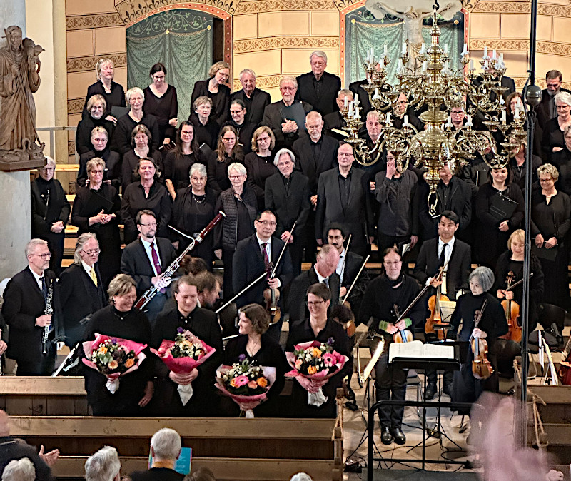 Standing Ovations bei der Aufführung des "Lobgesang" am 5. Mai 2024