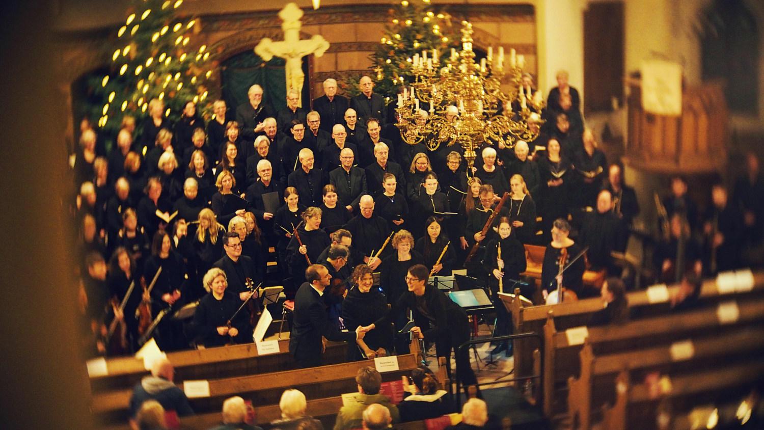 Applaus nach der Aufführung des Weihnachtsoratoriums am 29.12.2024. Foto: B. Giesenbauer