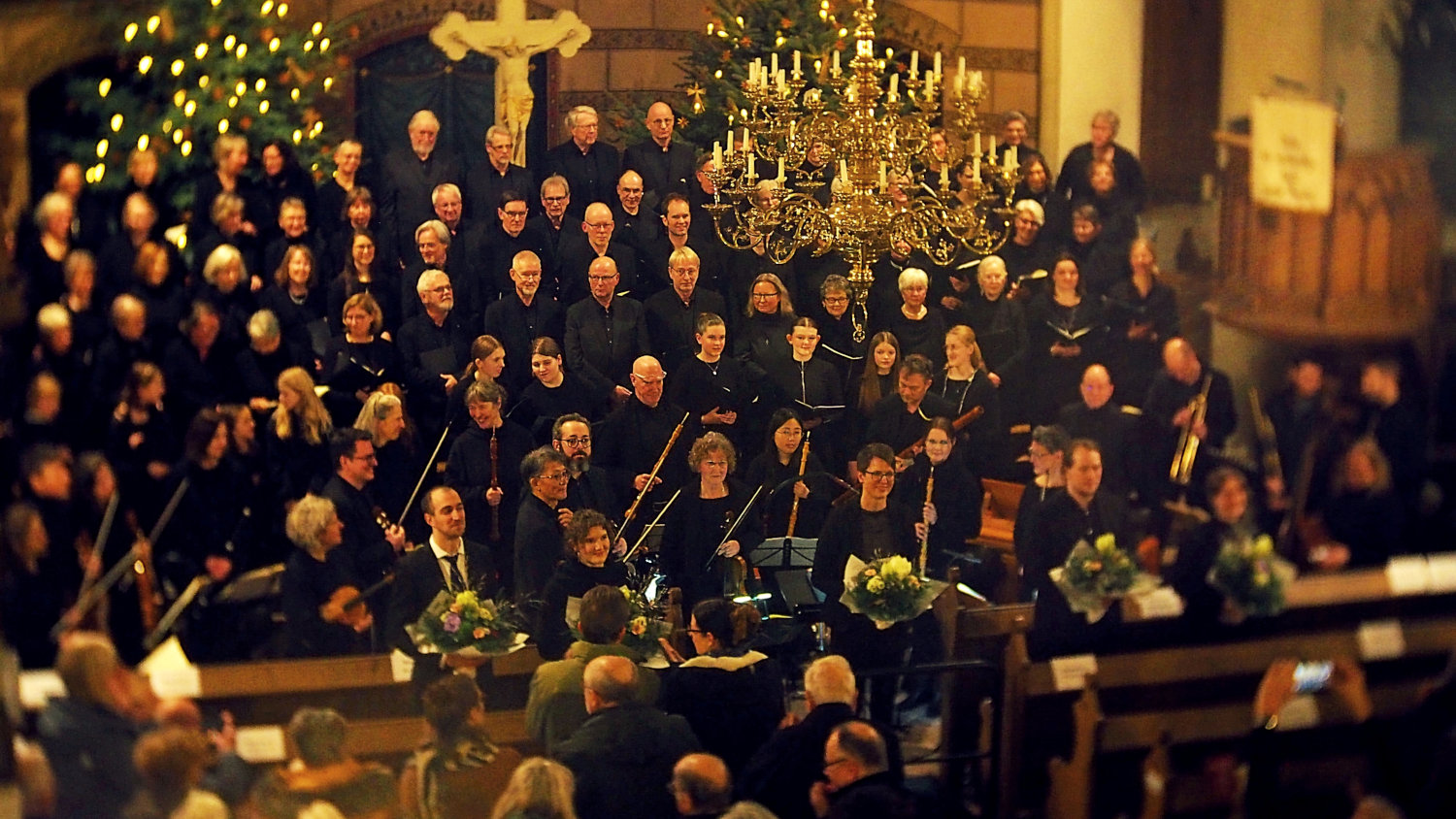 Applaus nach der Aufführung des Weihnachtsoratoriums am 29.12.2024. Foto: B. Giesenbauer